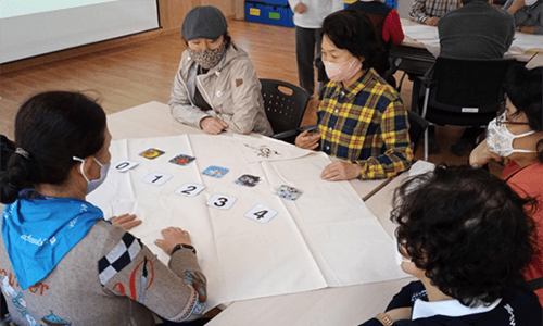 고령자 인지기능향상 항노화 프로그램