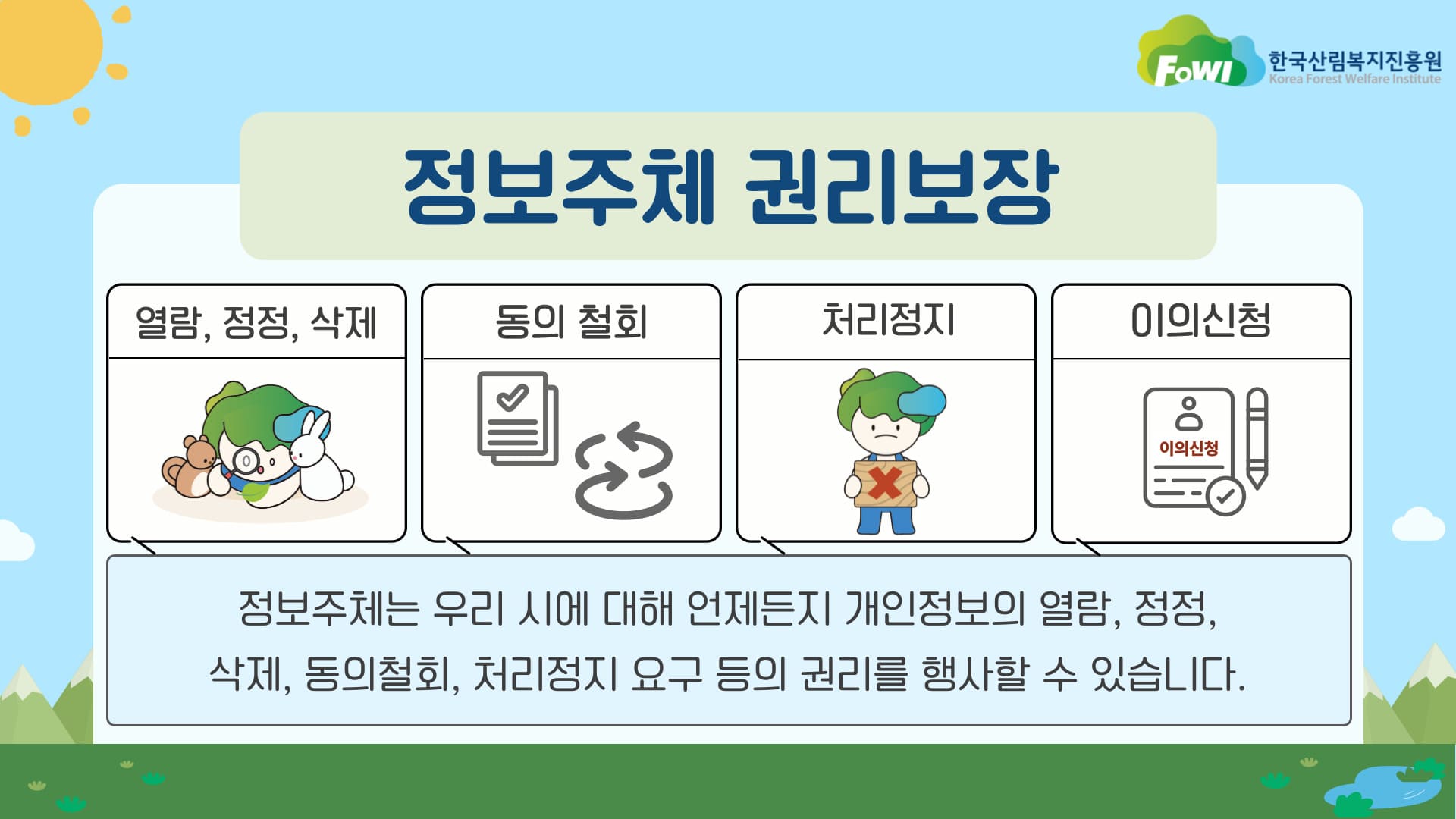 정보주체 권리보장